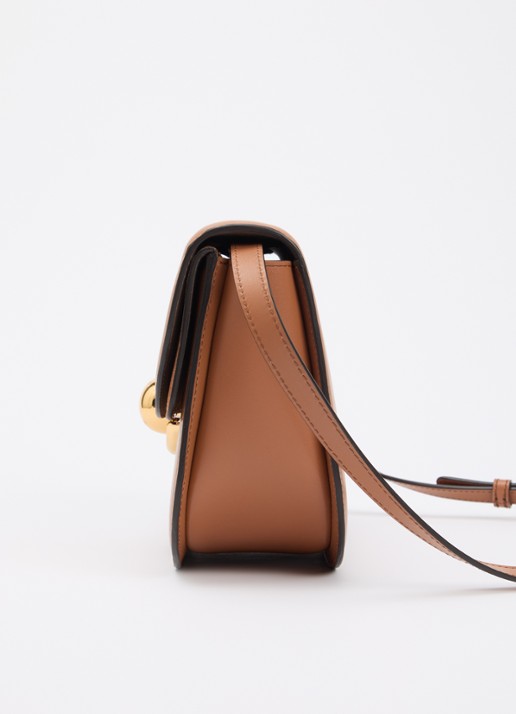 FURLA Sfera S crossbodytas van leer - detail 3 cognac