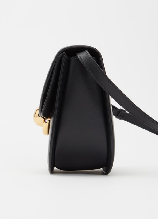 FURLA Sfera S crossbodytas van leer - detail 4 zwart