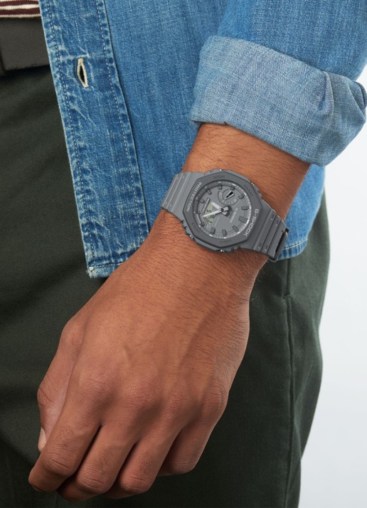 G-Shock Classic horloge GA-2110ET-8AER - detail 4 grijs