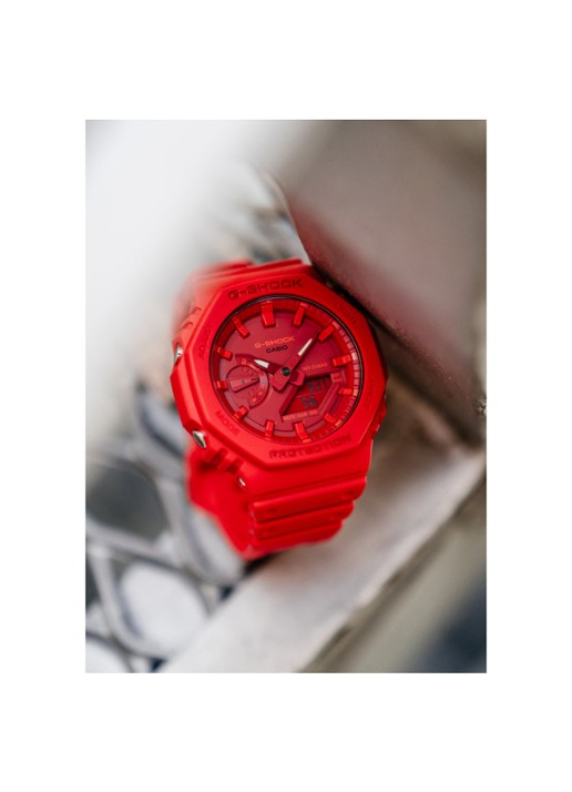 G-Shock Horloge GA-2100-4AER - detail 7 rood