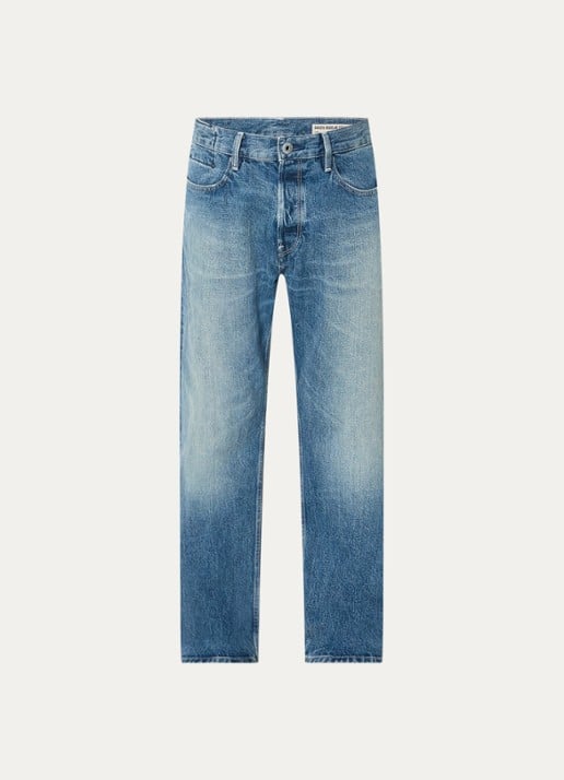 G-Star RAW Dakota straight leg jeans met steekzakken - voorkant indigo