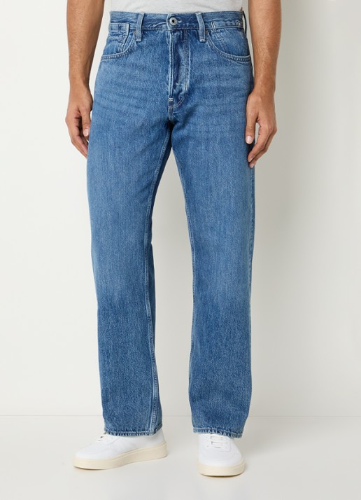G-Star RAW Deeggie straight leg jeans met medium wassing