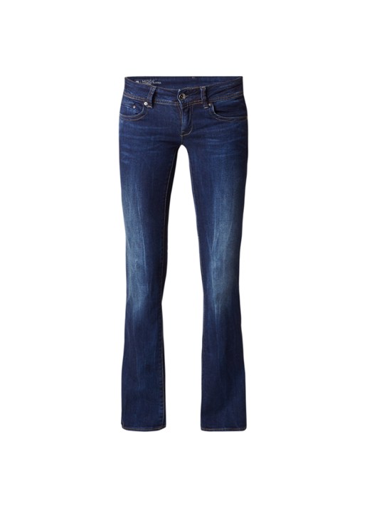G-Star RAW G-Star RAW Midge mid waist flared fit jeans met faded look - voorkant 2 indigo