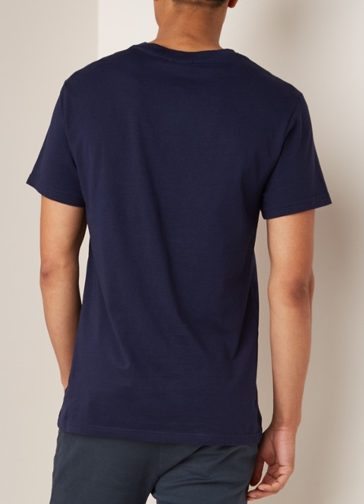 G-Star RAW Graphic T-shirt met tekstopdruk - achterkant royalblauw
