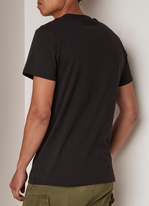 G-Star RAW Holorn T-shirt met logoprint - achterkant zwart