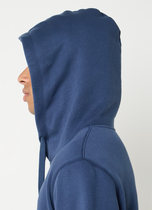 G-Star RAW Hoodie met logo - detail 5 staalblauw