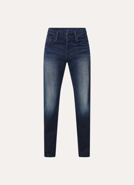 G-Star RAW Morry slim fit jeans met donkere wassing - voorkant 4 indigo