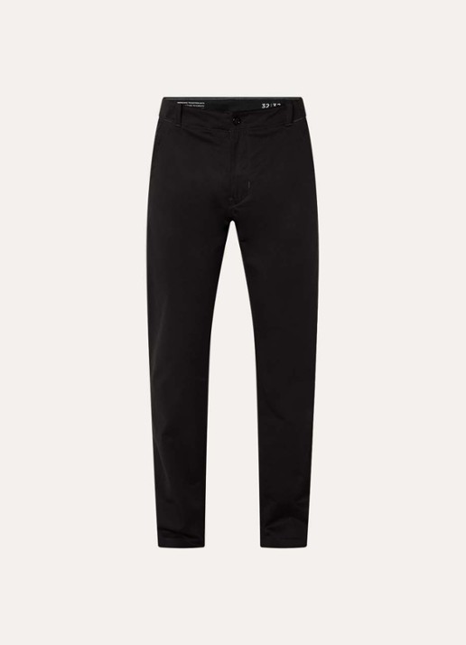 G-Star RAW Mosa straight fit chino met steekzakken - voorkant 2 zwart