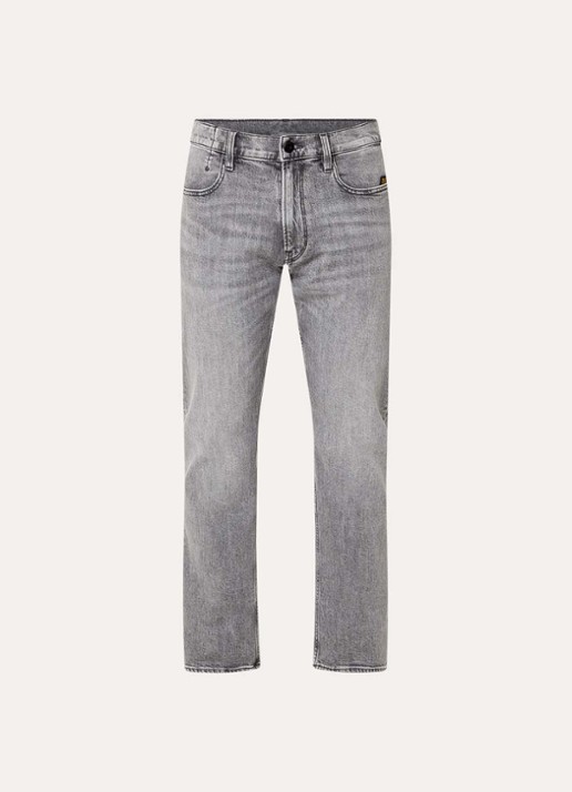G-Star RAW Mosa straight leg jeans met gekleurde wassing - voorkant grijs