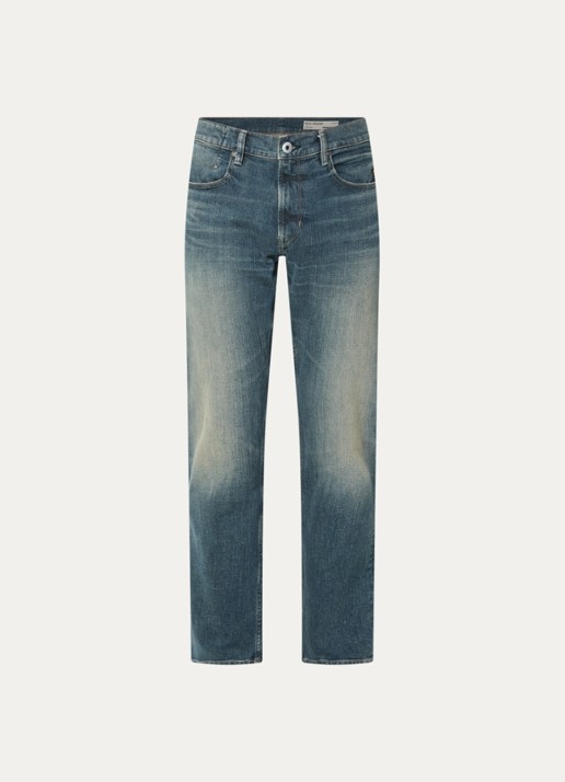 G-Star RAW Mosa straight leg jeans met medium wassing - voorkant 4 indigo