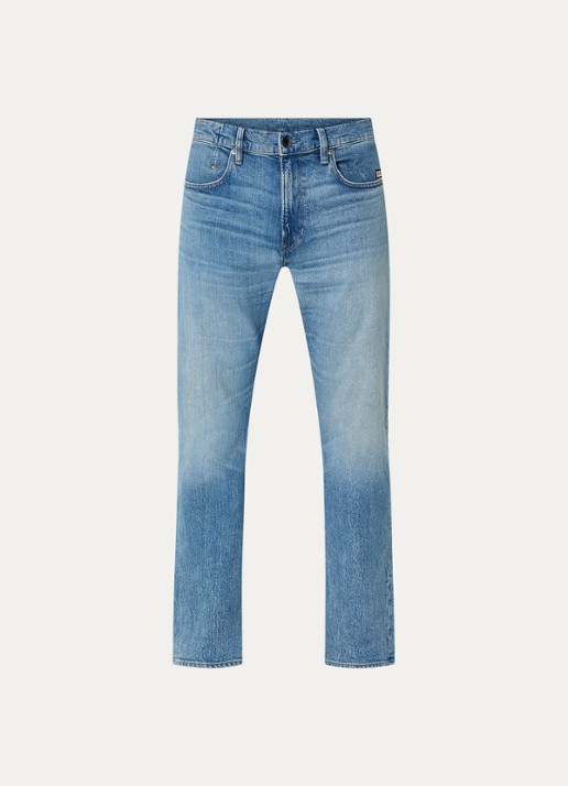 G-Star RAW Mosa straight leg jeans met medium wassing - voorkant 3 indigo