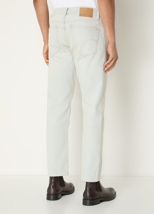 G-Star RAW Mosa straight leg jeans met steekzakken  - achterkant 3 blauw