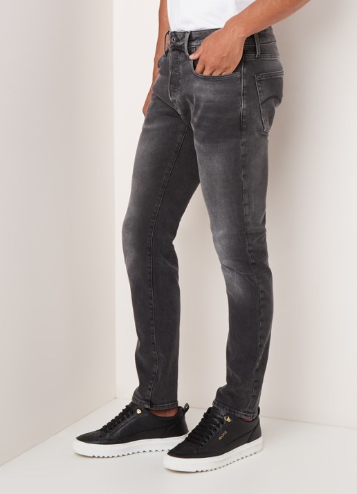 G-Star RAW Nero slim fit jeans met stretch - detail 5 antraciet
