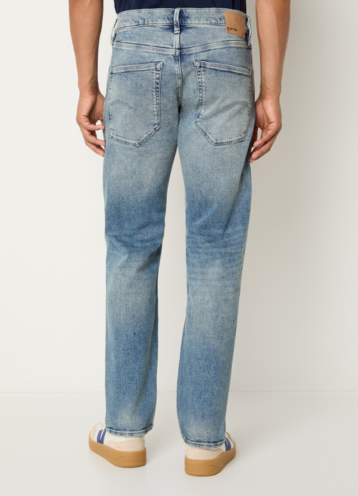 G-Star RAW Streem slim fit jeans met lichte wassing - achterkant 3 indigo