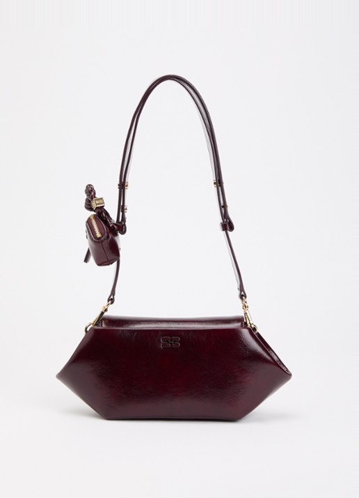 Ganni Bou East crossbodytas met etui en afneembare schouderriem