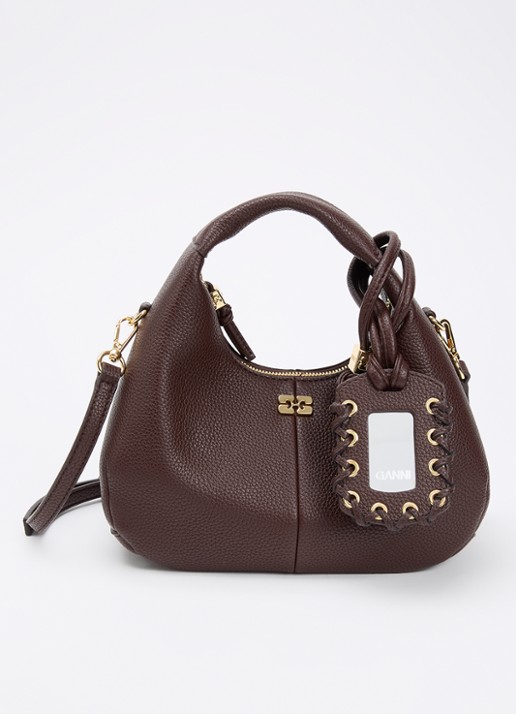 Ganni Hobo Mini handtas met afneembare schouderriem