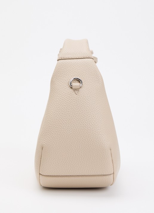 Ganni Hobo Mini handtas met afneembare schouderriem - detail 3 donkerbeige
