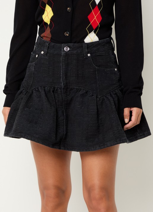 Ganni Minirok van denim