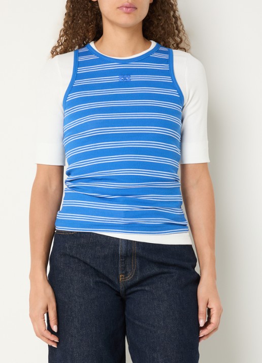 Ganni Tanktop met streepprint
