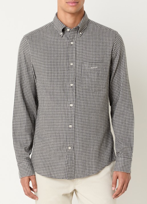 Gant Comfort fit overhemd met ruitdessin