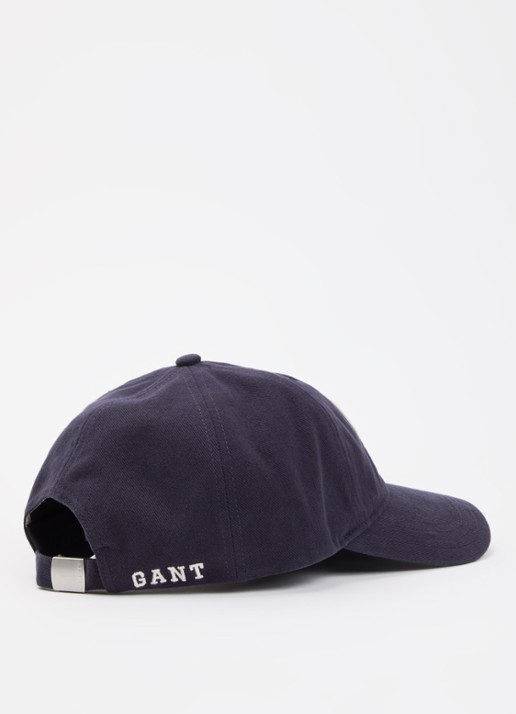 Gant G-badge pet met logoborduring  - detail 2 donkerblauw