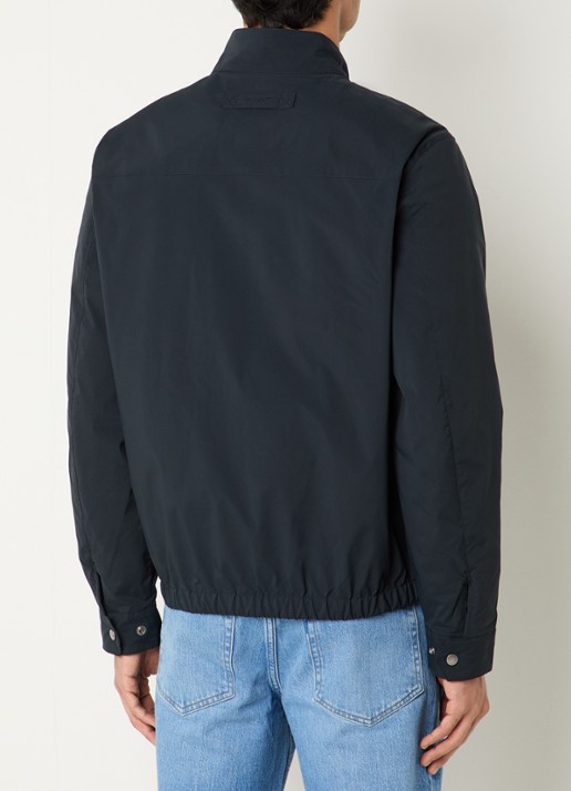 Gant Harrington jack met logo en steekzakken - achterkant zwart