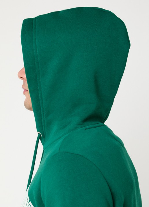 Gant Hoodie met logoprint - detail 2 groen