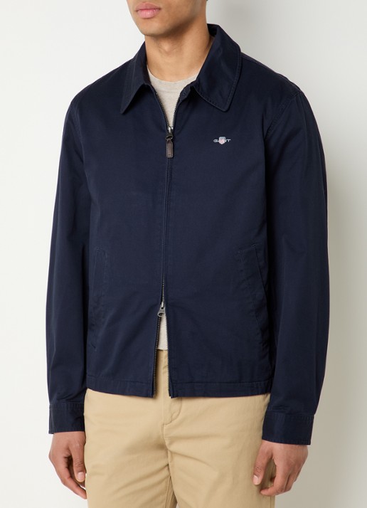 Gant Jack met logo en steekzakken