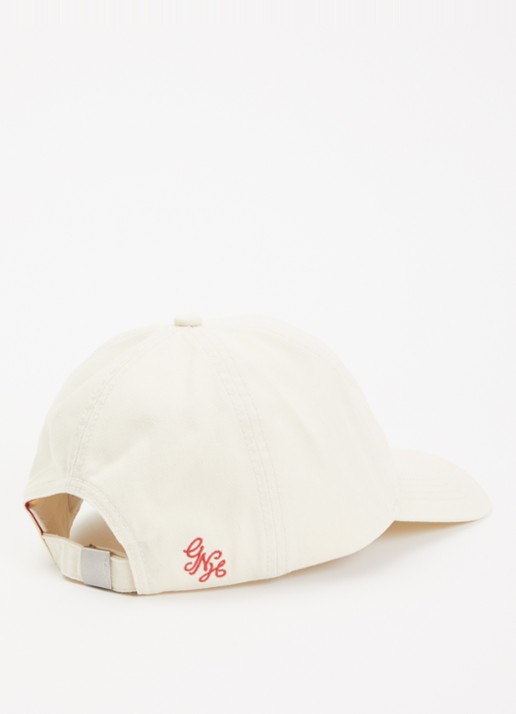 Gant Pet met borduring - detail 2 creme