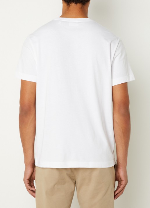 Gant Reg Shield t-shirt met logo - achterkant 3 wit