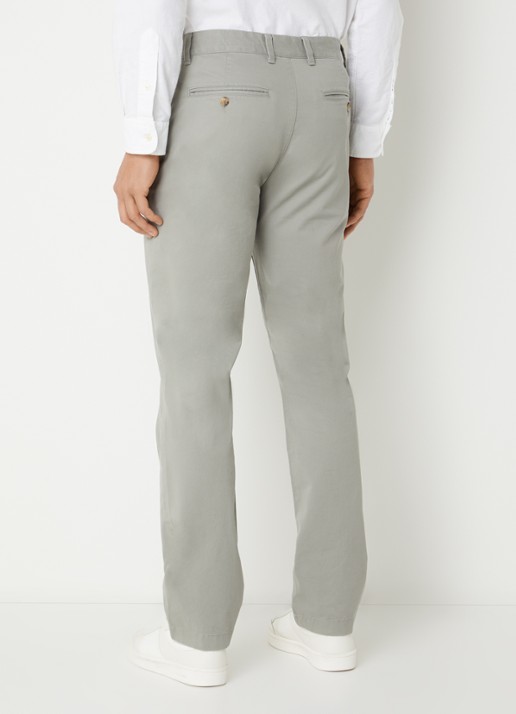Gant Regular fit chino met steekzakken - achterkant lichtgrijs