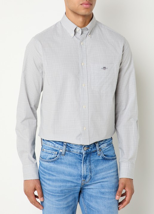 Gant Regular fit overhemd met borstzak