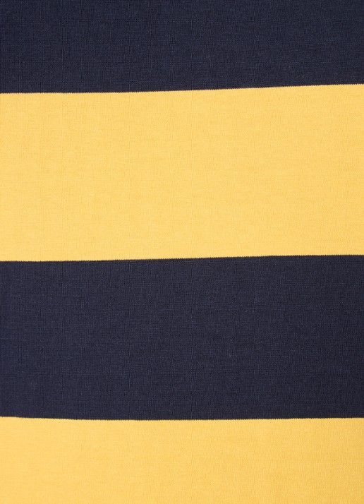 Gant Regular fit polo met streepprint en logo - detail 5 geel