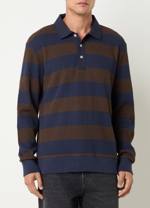 Gant Regular fit polo met structuur