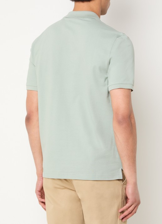 Gant Regular fit polo van piqué katoen met logo - achterkant 4 lindegroen