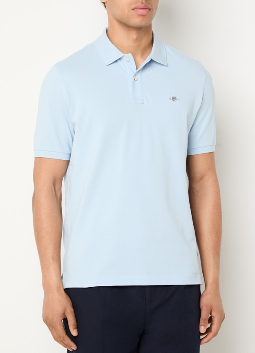 Gant Regular fit polo van piqué katoen met logo
