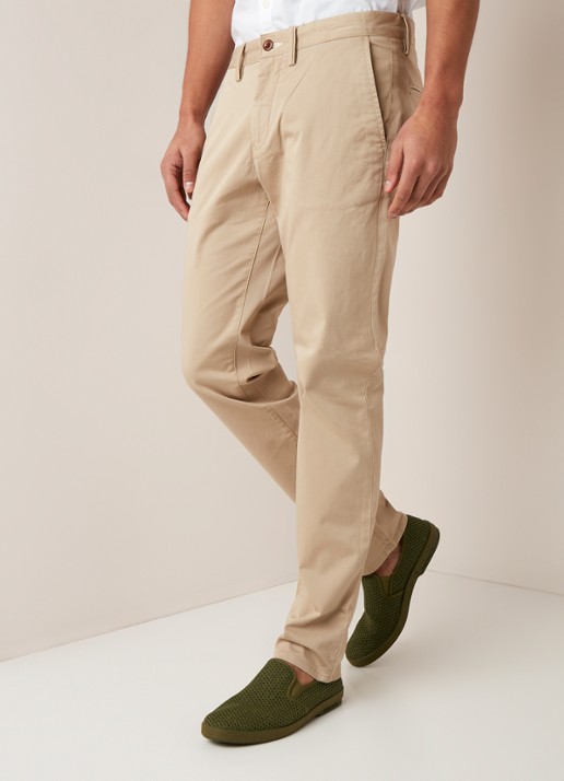 Gant Slim fit chino van katoen - detail 2 beige