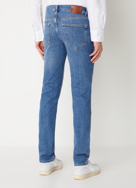 Gant Slim fit jeans met steekzakken - achterkant jeans