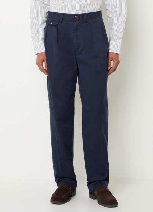Gant Straight fit chino met steekzakken - detail 3 blauw
