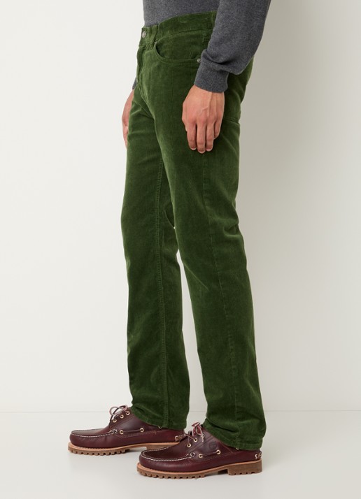 Gant Straight fit chino van corduroy  - detail 3 groen