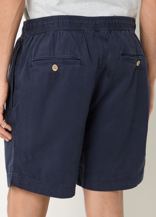 Gant Straight fit korte broek met steekzakken - achterkant 3 blauw
