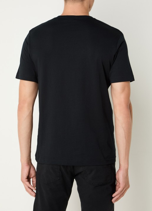 Gant T-shirt met logo - achterkant 3 zwart