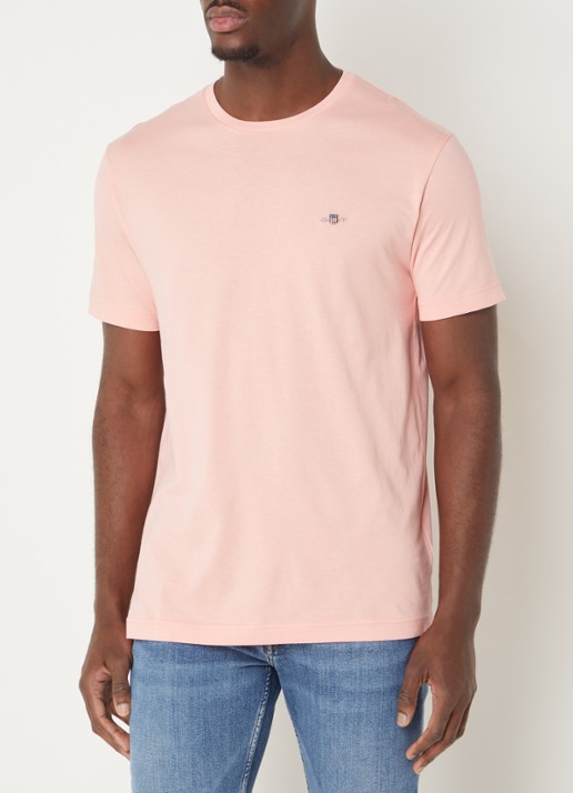 Gant T-shirt met logoborduring