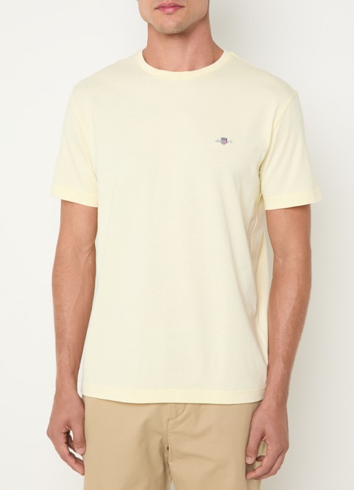 Gant T-shirt met logoborduring