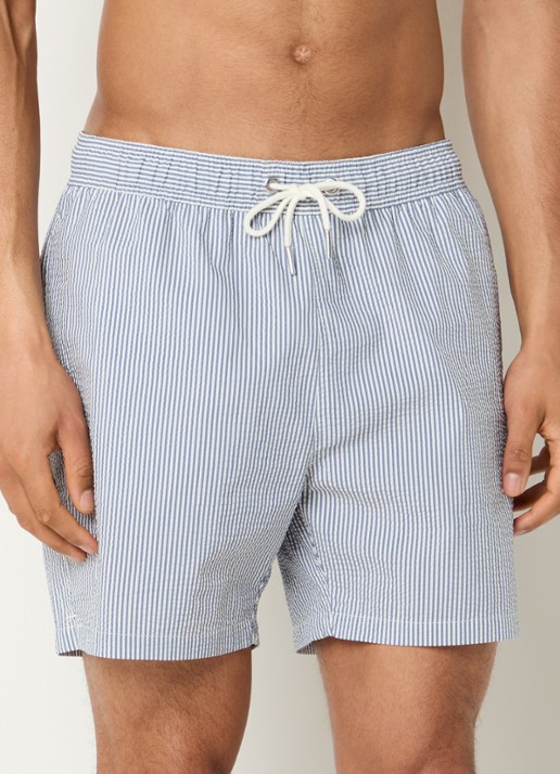Gant Zwemshorts met streepprint en steekzakken