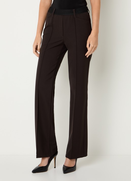 Gardeur High waist flared pantalon met stretch