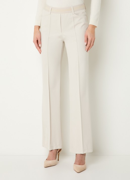 Gardeur Hose high waist straight fit pantalon met steekzakken