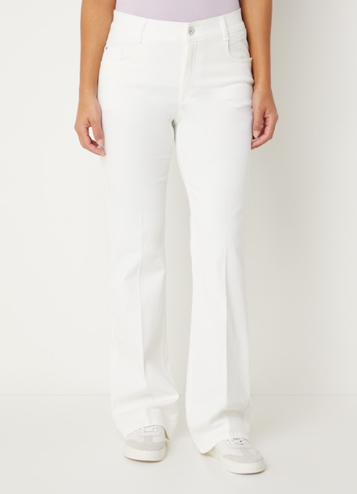 Gardeur Mid waist bootcut jeans met gekleurde wassing