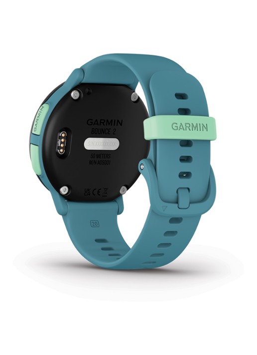 Garmin Bounce 2 smartwatch  - detail 4 turquoise