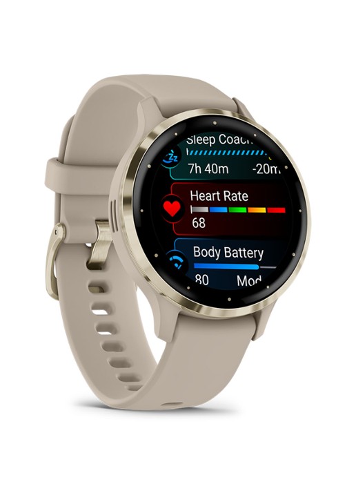 Garmin D2 Delta S Sapphire smartwatch met extra siliconen band 010-01988-31 - detail grijs